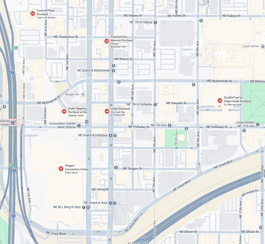 Map of Portland